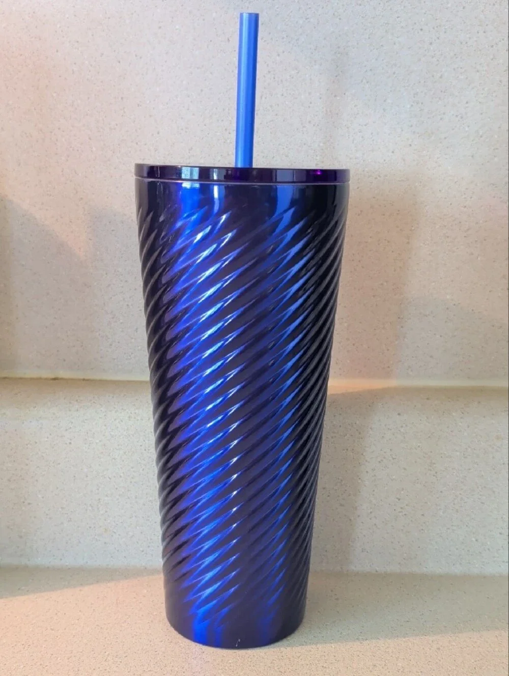Blue Starbucks Tumbler